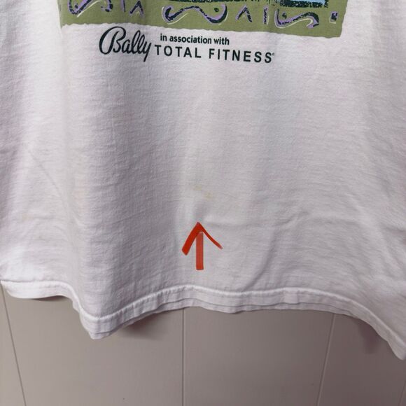 Mrs. T's Chicago Sun Times Triathlon Bally Total Fitness Bud Light Ad Tee Men L - Picture 7 of 11